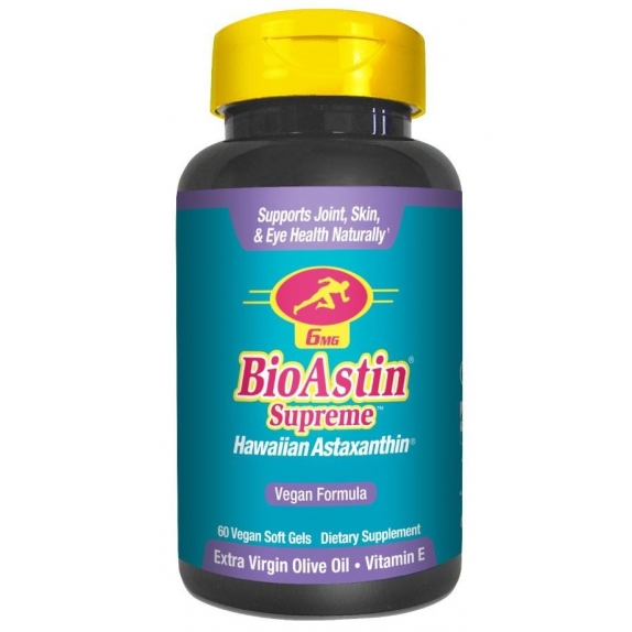 BioAstin® Supreme Astaksantyny 6 mg 60 kapsułek wegetariańskich Kenay cena 125,95zł