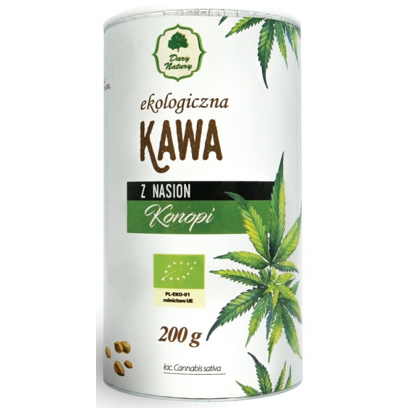 Kawa z nasion konopi 200 g BIO Dary Natury cena 21,89zł