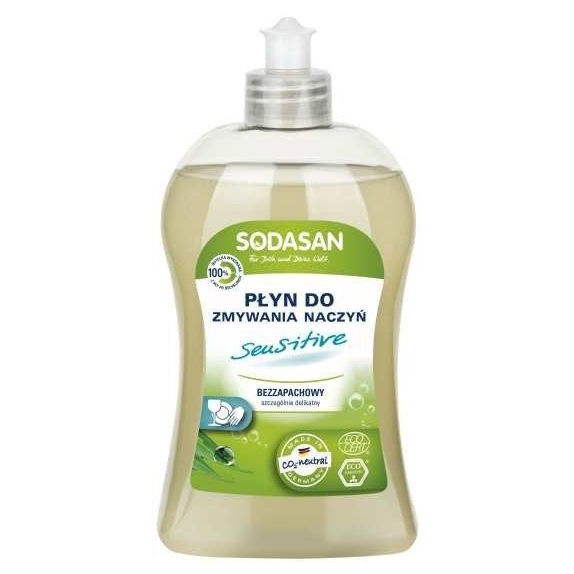 Sodasan płyn do mycia naczyń sensitiv 500 ml cena 12,89zł