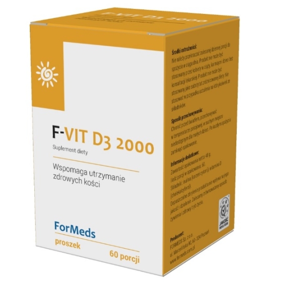 F-Vit D3 2000 48 g Formeds cena 19,99zł