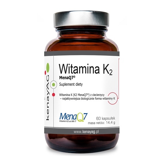 Witamina K2 Mena Q7 MK7 60 kapsułek Kenay cena 40,90zł