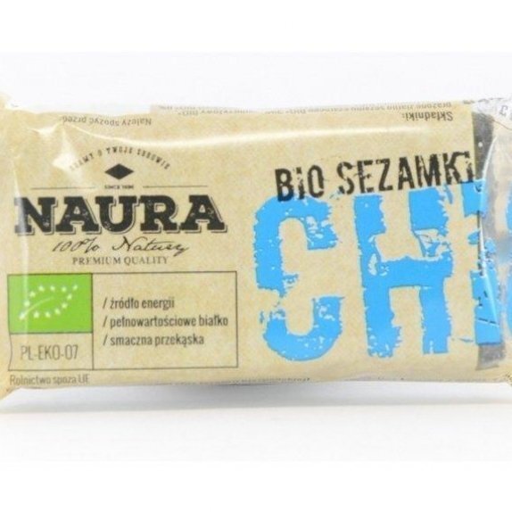 Baton sezamki chia 27 g Bio Naura cena 3,25zł