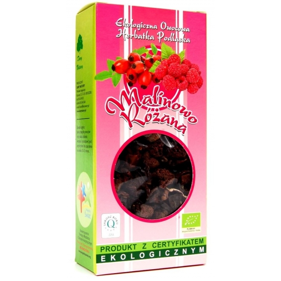 Herbata malinowo - różana 100 g BIO Dary Natury cena 23,39zł
