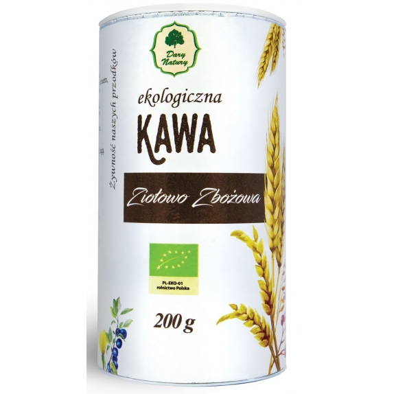 Kawa ziołowo-zbożowa BIO 200 g Dary Natury cena 12,19zł