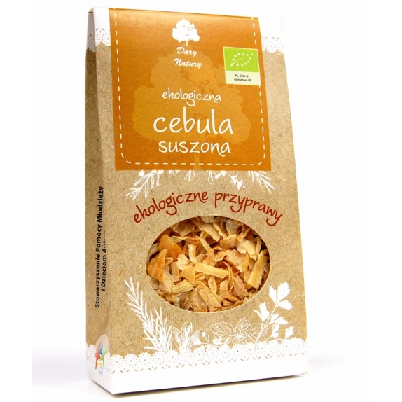 Cebula suszona 40g BIO Dary Natury cena 7,45zł