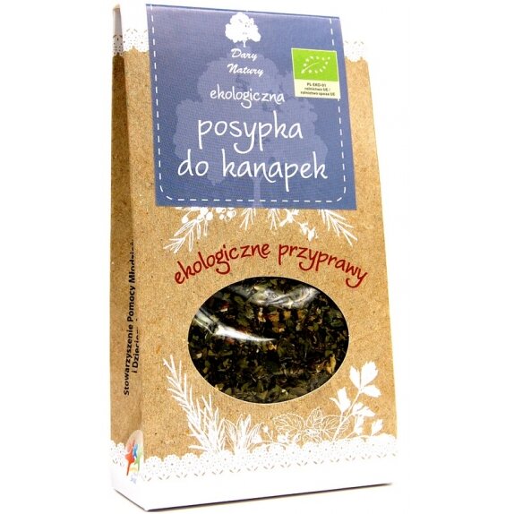 Posypka do kanapek 30 g BIO Dary Natury cena 6,15zł