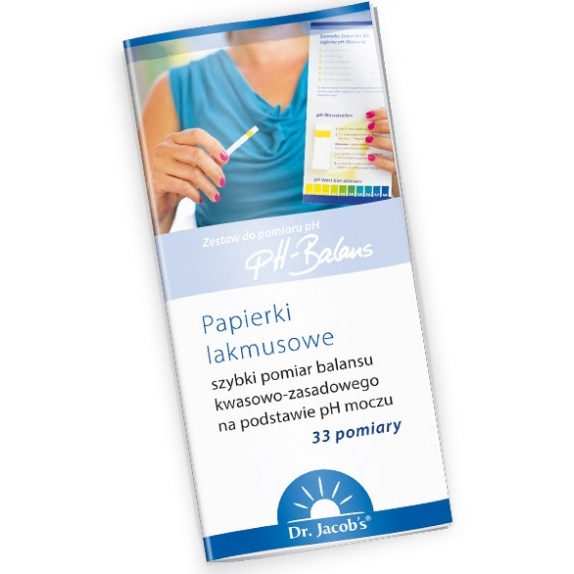 Dr Jacobs papierki lakmusowe 33 sztuki cena 14,90zł