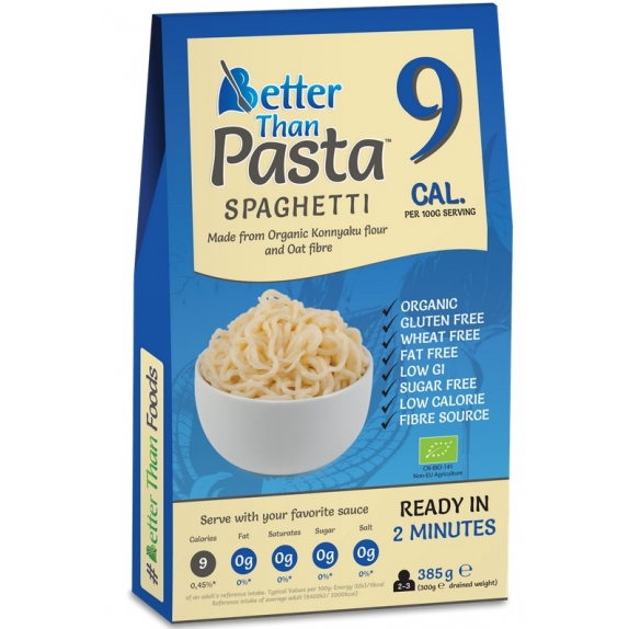 Makaron konjac spaghetti bezglutenowy 385 g BIO Better Than Foods cena 8,40zł