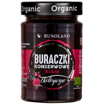 Buraczki konserwowe kulki 300 g BIO Runoland