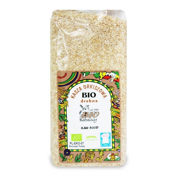 Kasza orkiszowa drobna BIO 500 g Bio Babalscy cena 9,65zł