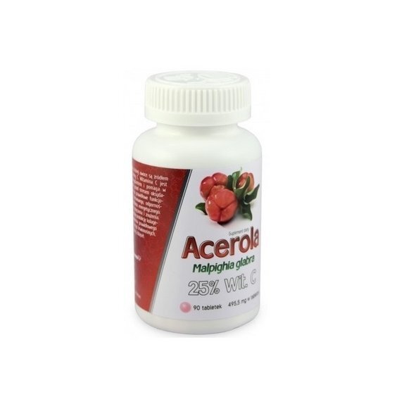 Acerola 25% witaminy C 90 tabletek Pharmovit cena 33,99zł