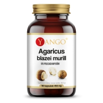 Agaricus ekstrakt 10% polisacharydów 90 kapsułek Yango