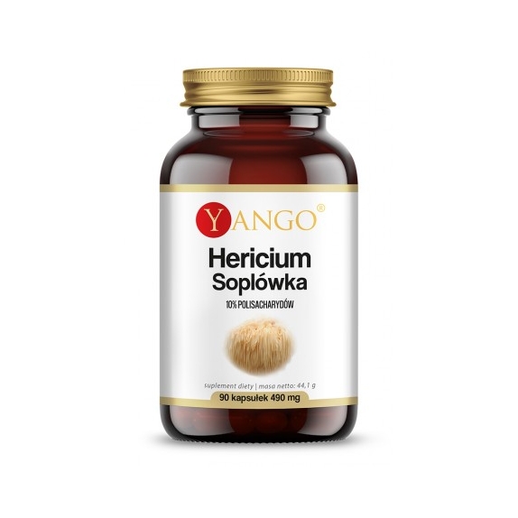Hericium ekstrakt 90 kapsułek Yango cena 59,90zł
