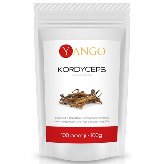 Kordyceps ekstrakt w proszku 100 g Yango cena 99,90zł