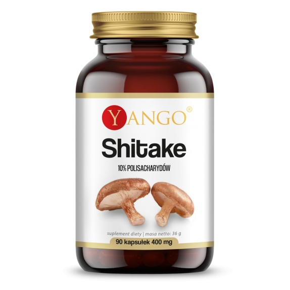 Yango shitake ekstakt 400 mg 90 kapsułek cena 58,90zł