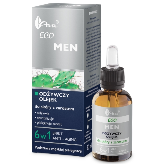 Ava Eco Men odżywczy olejek do skóry z zarostem 30 ml cena 19,95zł