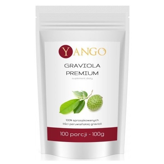 Graviola Premium, sproszkowane liście 100 g Yango cena 81,55zł