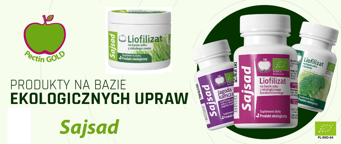 Sajsad liofilizaty z warzyw i owoców