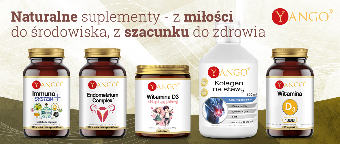 Yango, suplementy z szacunku do zdrowia