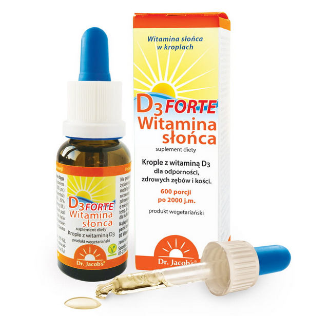 Dr Jacobs Vitamine D3 Forte Liquid 20 Ml Free P P Ebay